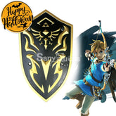 【In Stock】Game The Legend Of Zelda Cosplay Link Royal Shield Prop